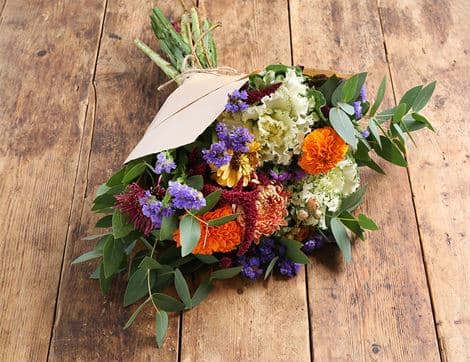 Hand-Tied Seasonal Flower Bouquet