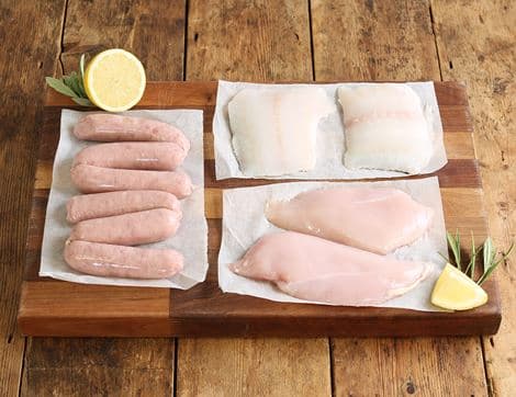 The Seasonal Meat & Fish Box, High Welfare, Non-Organic