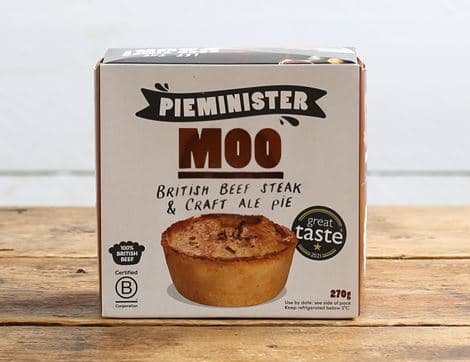 Moo - British Steak & Ale Pie, B Corp, Non-Organic