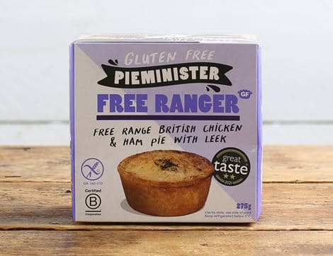 Gluten Free Free Ranger - Chicken, Ham & Leek Pie, B Corp, Non-Organic