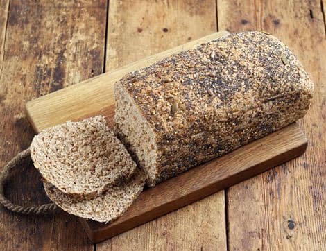 Seeded Spelt Loaf, Unsliced