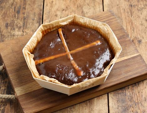 Hot Cross Sticky Toffee Pudding