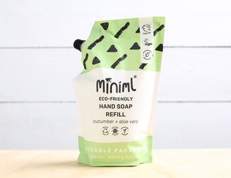 Cucumber & Aloe Vera Hand Soap, Reusable Refill Pouch