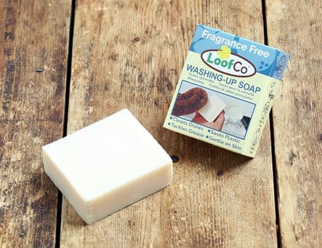 Washing-Up Soap Bar, Fragrance Free