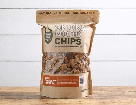 Oak Whiskey Barrel Smoking Chips