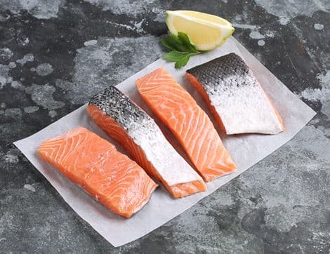Salmon Fillets, Land-Based Responsibly Farmed
