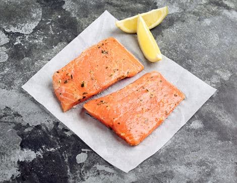 Salmon Fillets with Orange & Basil, Land-Based Responsibly-Farmed