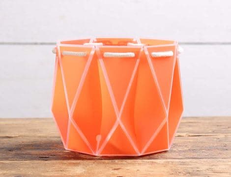 Self-Watering Origami Planter, Coral image thumbnail