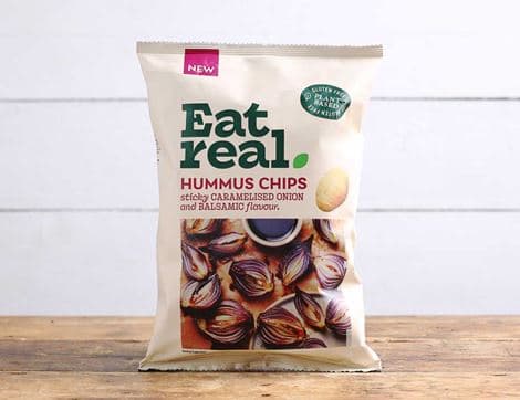 Caramelised Onion & Balsamic Vinegar Hummus Chips, Non-Oragnic, B Corp