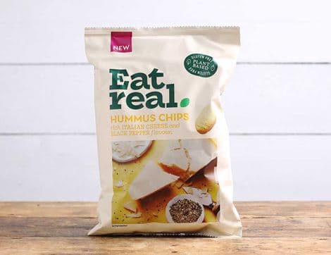 Italian Cheese and Black Pepper Hummus Chips, Non-Organic, B Corp