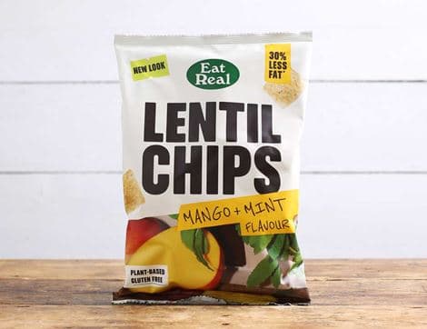 Mango & Mint Lentil Chips, Non-Organic