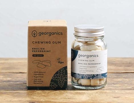 Peppermint Chewing Gum, Non-Organic