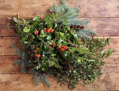 Large Christmas Foliage Box