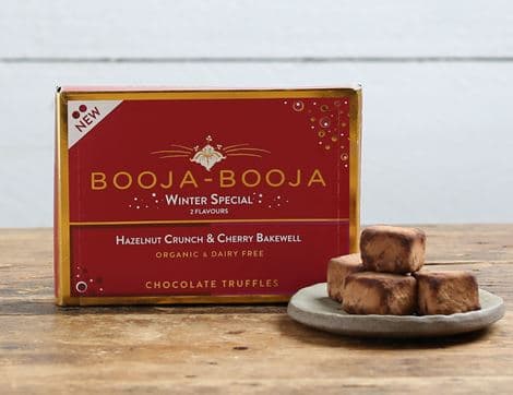 Winter Special, Hazelnut Crunch & Cherry Bakewell Truffles