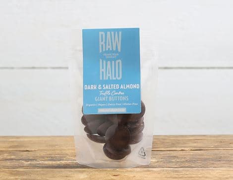 Dark & Salted Almond Truffle Centres Giant Chocolate Buttons