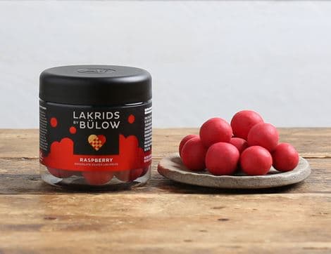Raspberry Chocolate Coated Liquorice, B Corp, Non-Organic