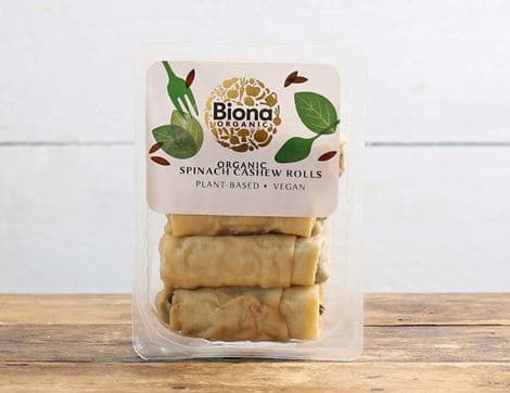 Spinach Cashew Rolls