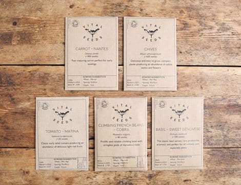 The Organic Garden Favourites Seed Collection