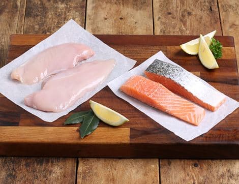 Chicken Breast & Salmon Duo, Non-Organic