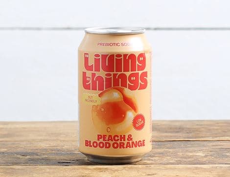 Peach & Blood Orange Soda, Non-Organic