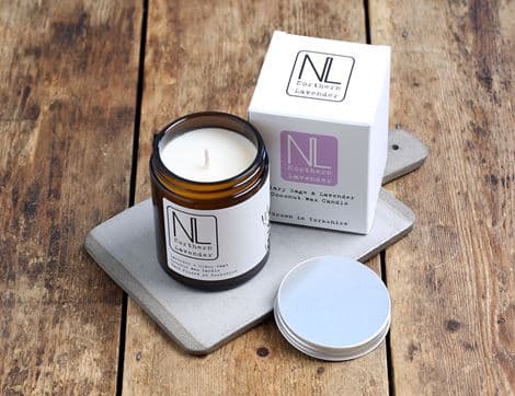 Lavender & Clary Sage Candle, Non-Organic
