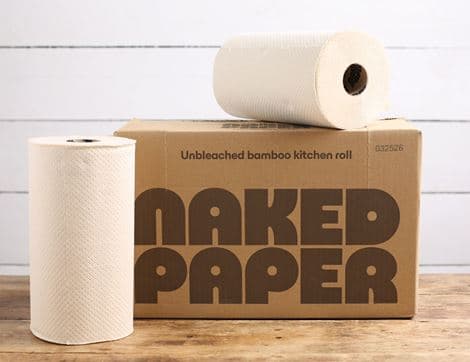 Unbleached Bamboo Kitchen Roll