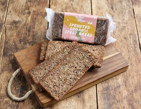 Sprouted Spelt Loaf, Sliced