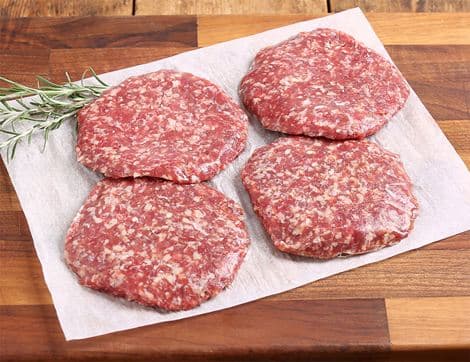 Beef Burgers, 100% Pasture Fed