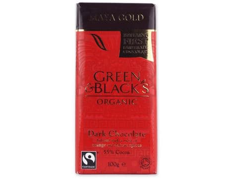 Maya Gold Chocolate, Organic, Green & Black's (100g)
