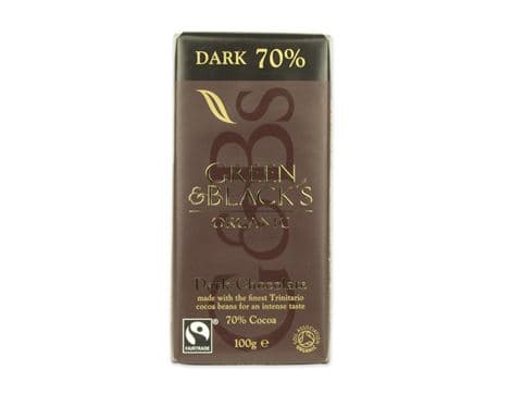 Dark 70% Chocolate, Organic, Green & Black's (100g)