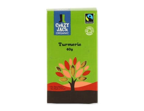 Turmeric, Ground, Fairtrade, Crazy Jack (40g)