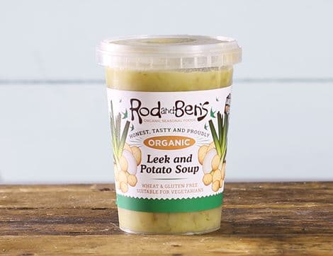 Leek & Potato Soup, Organic, Rod & Ben's (600g)