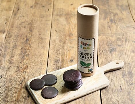 Dark Chocolate Minty Thins