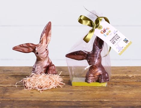 Solid Marbled Chocolate Rabbit