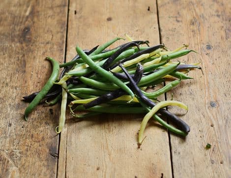French Beans, Multi-coloured (250g)