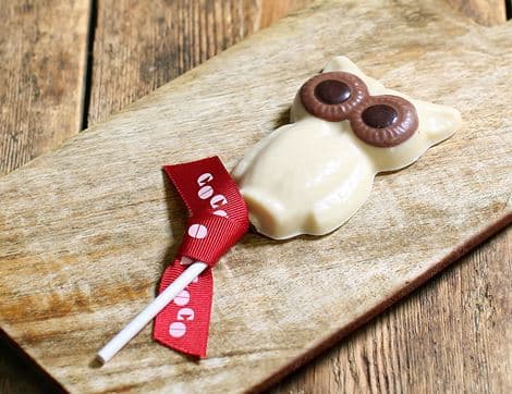 White Chocolate Owl Lolly