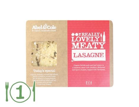 Really Lovely Meaty Lasagne, Organic, Abel & Cole (335g)