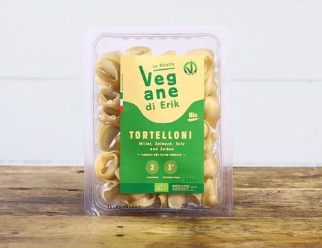 Tortelloni with Millet, Spinach, Tofu & Seitan