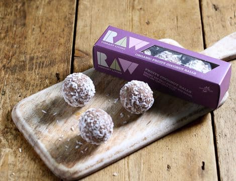 Fruity Coconut Balls, Organic, Raw Health (60g)