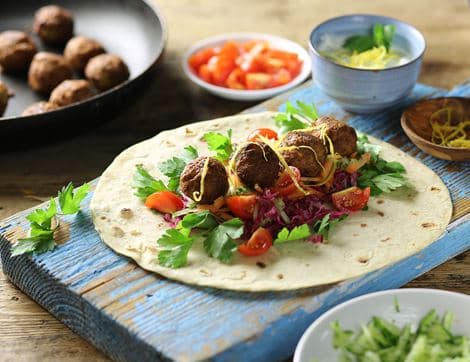 Falafel with Sesame & Mint image thumbnail