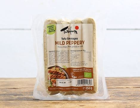 Mild Peppery Tofu Sausages