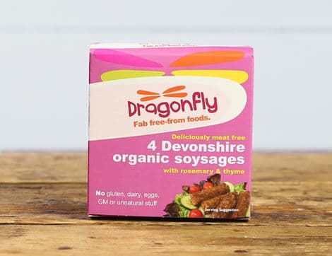 Devonshire Soysage, Organic, Dragonfly (4 x 50g)