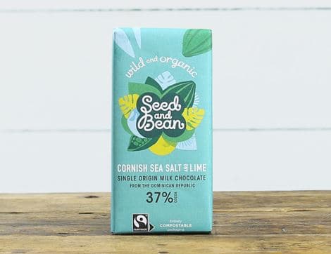 Cornish Sea Salt & Lime Rich Milk Chocolate