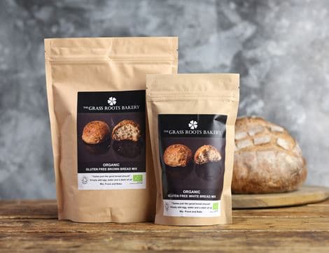 White Bread Mix, Gluten Free, Organic, The Grass Roots Bakery (280g)