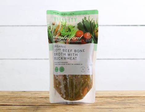 10 hr Beef Bone Broth with Buckwheat