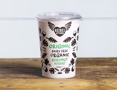 Original, Dairy Free, Coconut Yogurt, Organic, Rebel Kitchen, (400g)