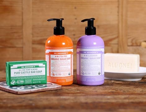 Castile Soap Bar, Hemp Almond Scented image thumbnail