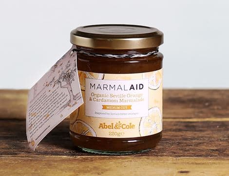 Seville Orange & Cardamom Marmalaid, Organic, Abel & Cole (220g)