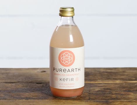 Sparkling Grapefruit Water Kefir, Organic, Purearth (330ml)