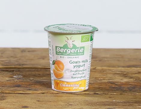 Clementine Layered Goat's Milk Yogurt, Organic, Bergerie (125g)